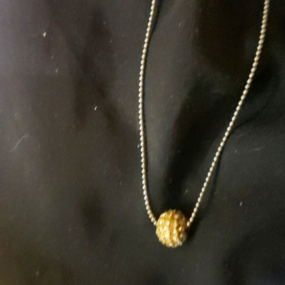 4 for $15  crystal ball necklace